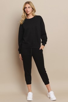 Women’s Sporty Chic Cropped Jogger style 5