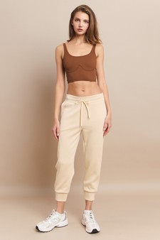 Women’s Sporty Chic Cropped Jogger style 3