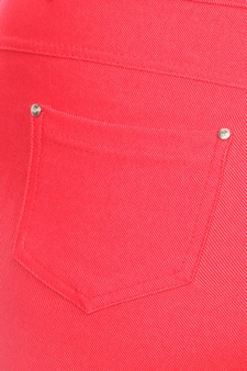 Women's Cotton-Blend 5-Pocket Skinny Capri Jeggings (XXXL only) style 5