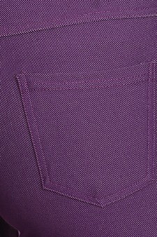 Women's Classic Solid Capri Jeggings (Medium only) style 5