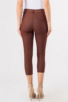 Women's Classic Solid Capri Jeggings style 3