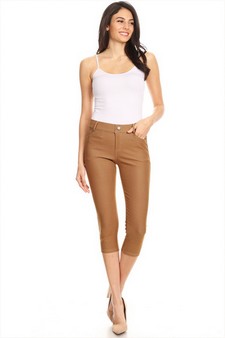 Women's Classic Solid Skinny Jeggings style 6