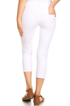 Women's Classic Solid Skinny Jeggings style 3