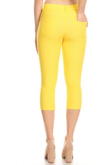 Women's Classic Solid Skinny Jeggings style 3