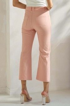 ETA 02/04/25 - Women's Classic Solid Straight Leg Crop Pants style 2