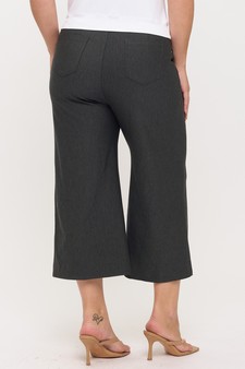 Soft Stretch Ponte Cropped Flared Pants style 2
