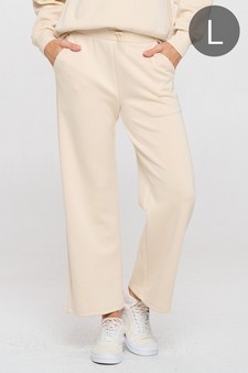 ETA 02/17/25 - Women's High Rise Cropped Straight Leg Pants (L only)