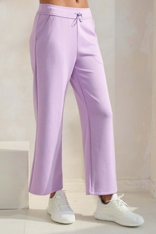 Women's High Rise Cropped Straight Leg Pants style 3