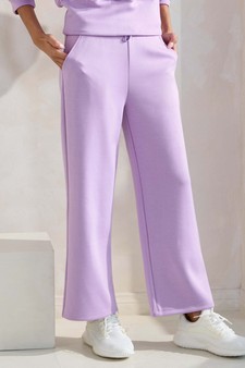 Women's High Rise Cropped Straight Leg Pants style 4