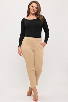 ETA 06/04/26 - UltraComfy Scuba Pull-On Ankle Pants
