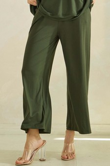 ETA 06/03/25 - Women's Effortlessly Relaxed Fit UltraSoft Cropped Pants style 4