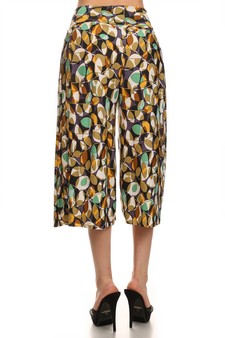 Camo Leaf printed Gauchos style 3