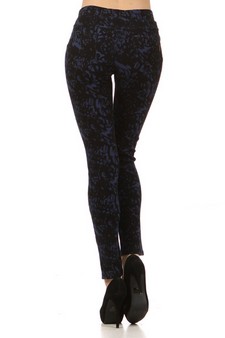 Lady's Myrsina Distress Honeycomb print Fashion Leg Wear style 3