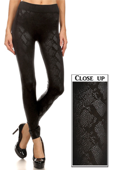 Snake Print Leggings