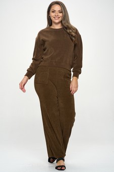 Women’s Wide-Leg Corduroy Pants style 5