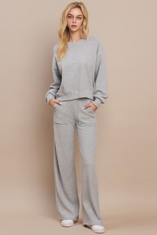 Wide-Leg Corduroy Pants style 5