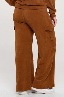 Women’s Corduroy Cargo Pants - Plus Size style 2