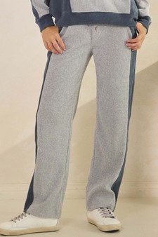 Women's Relaxed Colorblock Corduroy Pants style 4