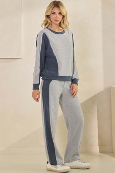Women's Relaxed Colorblock Corduroy Pants style 5