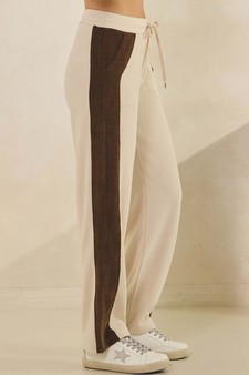 Women's Relaxed Colorblock Corduroy Pants style 3