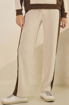 Women's Relaxed Colorblock Corduroy Pants style 4
