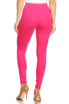 Women's Basic Pima Cotton High Rise Leggings style 3