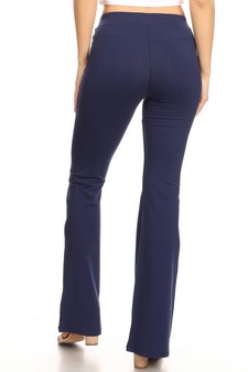 Women's High Rise Cotton Flare Leggings style 3