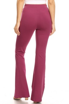 Women's High Rise Cotton Flare Leggings style 3