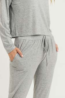 Women's High Rise Drawstring Joggers style 7