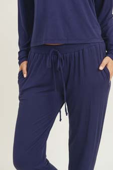 Women's High Rise Drawstring Joggers style 4