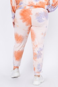 Women's High Rise Drawstring Tie Dye Joggers (XL only) style 3