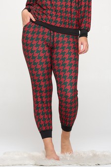 Women’s Christmas Holiday Hues Fitted Joggers