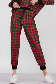 Women’s Christmas Holiday Hues Fitted Joggers