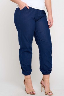 Women's Effortless Chic High-Waist Jogger Pants style 3