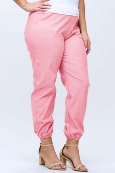 Women's Effortless Chic High-Waist Jogger Pants style 3