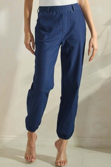 Women's Effortless Chic High-Waist Jogger Pants style 4