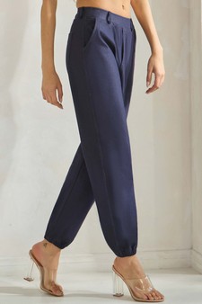 Women's Effortless Chic High-Waist Jogger Pants style 3