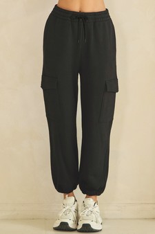 ETA 06/11/26 - Relaxed Soft Cotton Cargo Jogger Pants (XL only) style 4