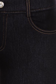 Women's Cotton-Blend 5-Pocket Skinny Jeggings style 4