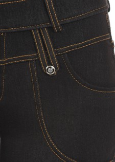 **NY only** LADY'S KENDALL WITH ENGINEERED DOUBLE BELT LOOPS & RHINESTONES JEGGING style 4