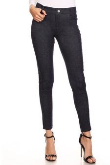 Women's 5 Pocket Soft Knit Skinny Jegging style 2