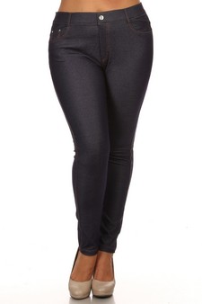 **NY ONLY**Women's Cotton-Blend 5-Pocket Skinny Jeggings - Plus style 2