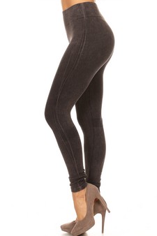 Moto Texture Detailed Seamless Tights style 2