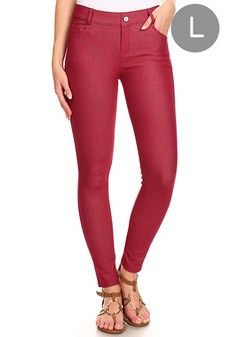 ETA 11/30/22 - Women's Classic Solid Skinny Jeggings (Large only)