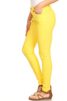 Women's Cotton-Blend 5-Pocket Skinny Jeggings (Large only) style 2