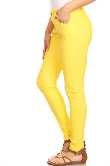 Women's Cotton-Blend 5-Pocket Skinny Jeggings (Medium only) style 2