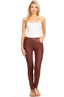 Women's Cotton-Blend 5-Pocket Skinny Jeggings (XS only) style 6