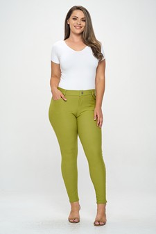 Women's Cotton-Blend 5-Pocket Skinny Jeggings - Plus Size style 5