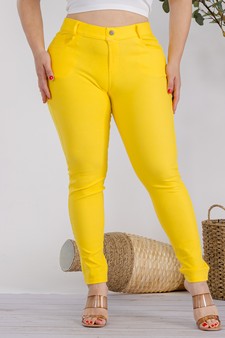 Classic Solid Skinny Plus Jeggings