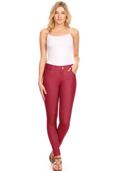 Women's Cotton-Blend 5-Pocket Skinny Jeggings style 6